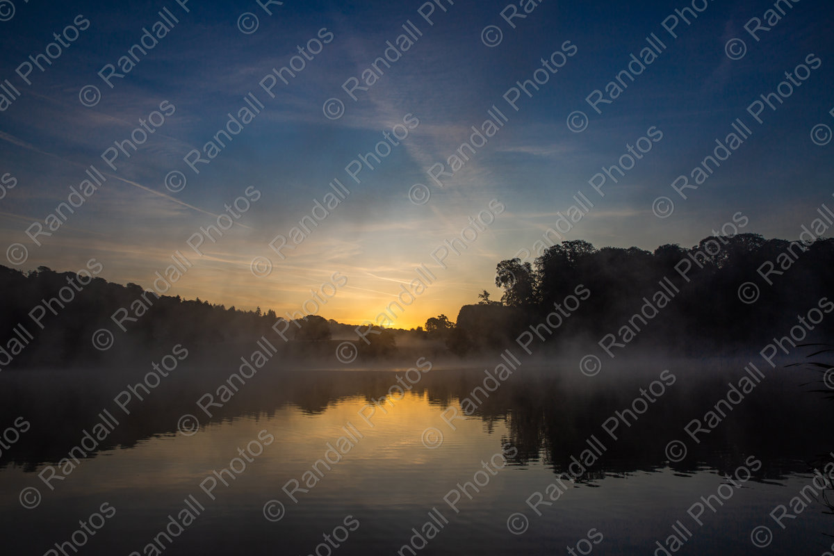 From across the lake