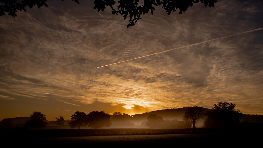Sunrise over Motcombe